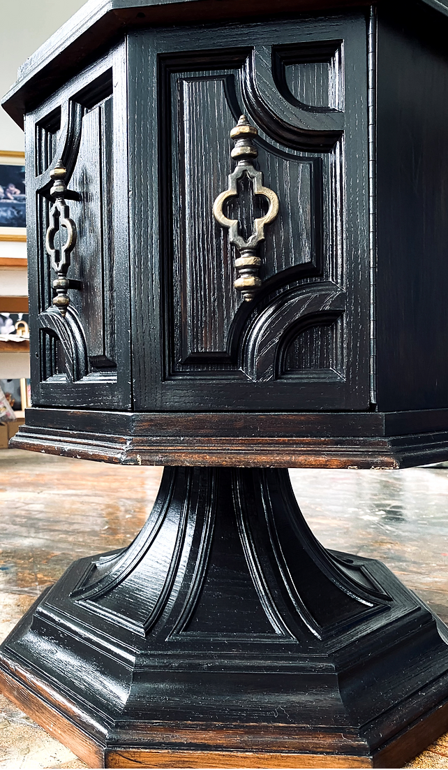 Gothic black cabinet